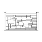 View Fence Panel 4' H x 8' W